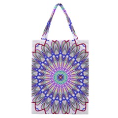 Prismatic Line Star Flower Rainbow Classic Tote Bag