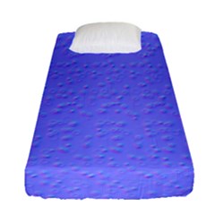 Ripples Blue Space Fitted Sheet (single Size) by Alisyart