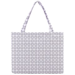 Violence Head On King Purple White Flower Mini Tote Bag