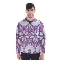 Frame Flower Star Purple Wind Breaker (men)