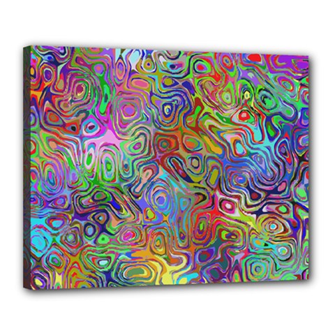 Glass Rainbow Color Canvas 20  X 16 