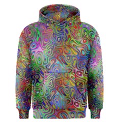 Glass Rainbow Color Men s Pullover Hoodie by Alisyart