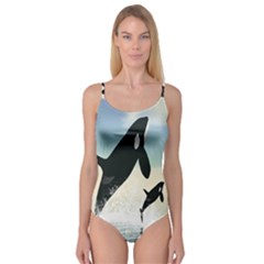 Whale Mum Baby Jump Camisole Leotard  by Alisyart