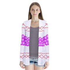 Atom Physical Chemistry Line Red Purple Space Cardigans by Alisyart