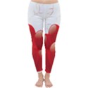 Balloon Partty Red Classic Winter Leggings View1