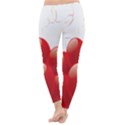 Balloon Partty Red Classic Winter Leggings View4