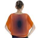 Abstract Circle Hole Black Orange Line Blouse View2