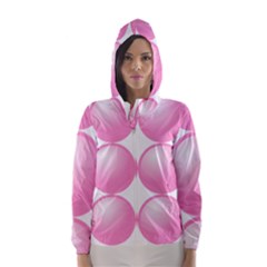 Circle Pink Hooded Wind Breaker (women)