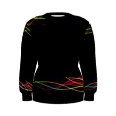 Colorful Light Frame Line Women s Sweatshirt by Alisyart