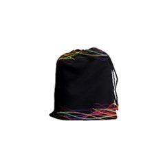 Colorful Light Frame Line Drawstring Pouches (xs)  by Alisyart
