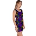 Circles Color Yellow Purple Blu Pink Orange Sleeveless Bodycon Dress View3