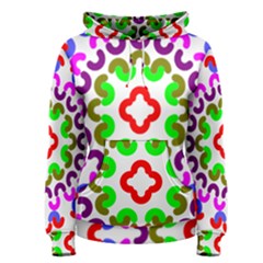 Decoration Red Blue Pink Purple Green Rainbow Women s Pullover Hoodie