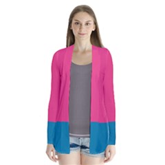 Flag Color Pink Blue Cardigans