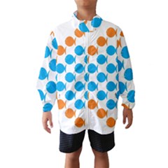 Fish Arrow Orange Blue Wind Breaker (kids) by Alisyart