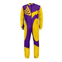 Flag Purple Yellow Circle Onepiece Jumpsuit (kids) by Alisyart