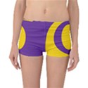 Flag Purple Yellow Circle Reversible Bikini Bottoms View1