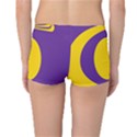 Flag Purple Yellow Circle Reversible Bikini Bottoms View2