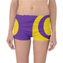 Flag Purple Yellow Circle Reversible Bikini Bottoms View3
