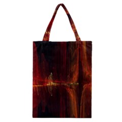 The Burning Of A Bridge Classic Tote Bag by designsbyamerianna