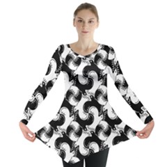 Birds Flock Together Long Sleeve Tunic  by Simbadda