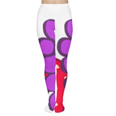 Fruit Grapes Strawberries Red Green Purple Women s Tights