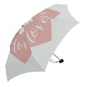 Love Valentines Heart Pink Mini Folding Umbrellas View2