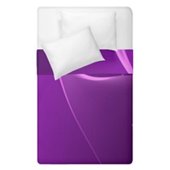 Purple Line Duvet Cover Double Side (single Size)