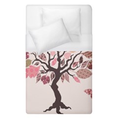 Tree Butterfly Insect Leaf Pink Duvet Cover (single Size)