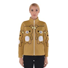 Bear Minimalist Animals Brown White Smile Face Winterwear