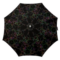 Boxs Black Background Pattern Straight Umbrellas