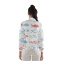 Fish Swim Sea Beach Red Blue White Wind Breaker (Women) View2