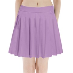 Purple Flagred White Star Pleated Mini Skirt by Alisyart