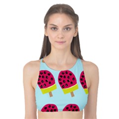 Watermelonn Red Yellow Blue Fruit Ice Tank Bikini Top