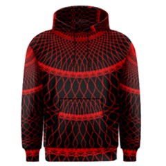 Red Spiral Featured Men s Pullover Hoodie