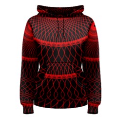 Red Spiral Featured Women s Pullover Hoodie by Alisyart