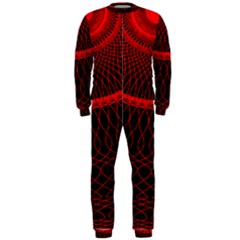 Red Spiral Featured Onepiece Jumpsuit (men)  by Alisyart