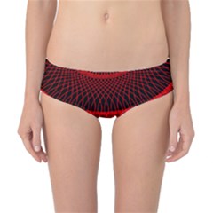 Red Spiral Featured Classic Bikini Bottoms by Alisyart