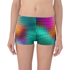 Colourful Weave Background Reversible Bikini Bottoms by Simbadda