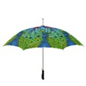 Peacock Bird Animation Straight Umbrellas View3