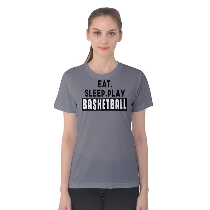 Eat . sleep. play basketball - Women s Cotton Tee