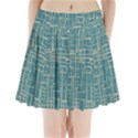  Hand Drawn Lines Background In Vintage Style Pleated Mini Skirt View1