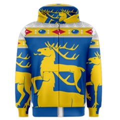 Coat Of Arms Of Aland Men s Zipper Hoodie by abbeyz71