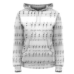 Jingle Bells Song Christmas Carol Women s Pullover Hoodie