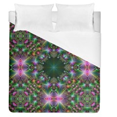 Digital Kaleidoscope Duvet Cover (queen Size) by Simbadda