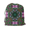 Digital Kaleidoscope Drawstring Pouches (XXL) View2