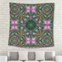 Digital Kaleidoscope Square Tapestry (Large) View2