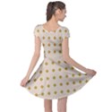 Pattern Background Retro Cap Sleeve Dresses View2