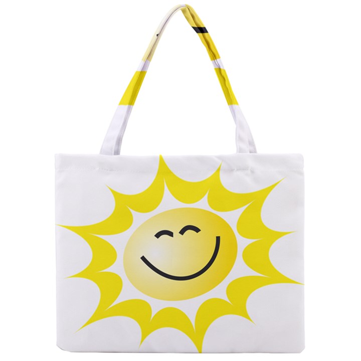 The Sun A Smile The Rays Yellow Mini Tote Bag