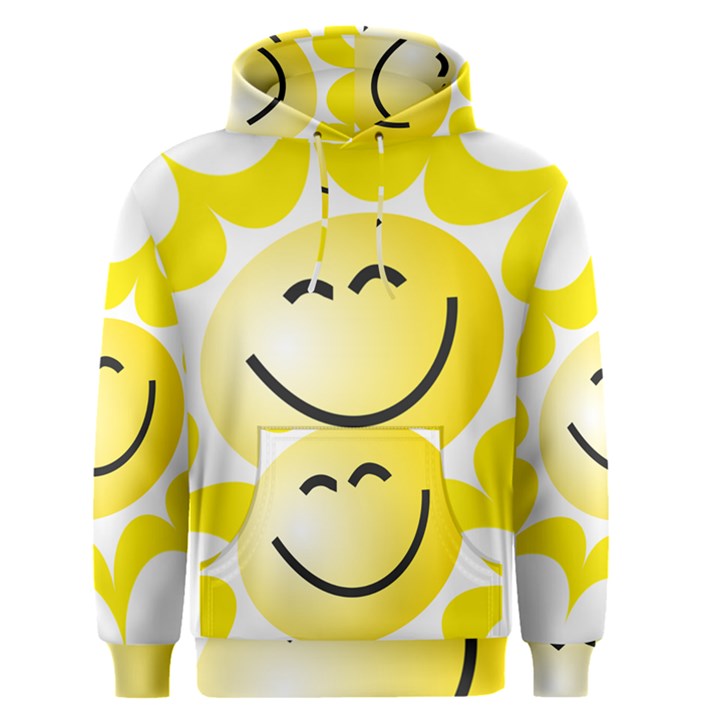 The Sun A Smile The Rays Yellow Men s Pullover Hoodie