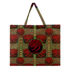 Spanish And Hot Zipper Large Tote Bag by pepitasart